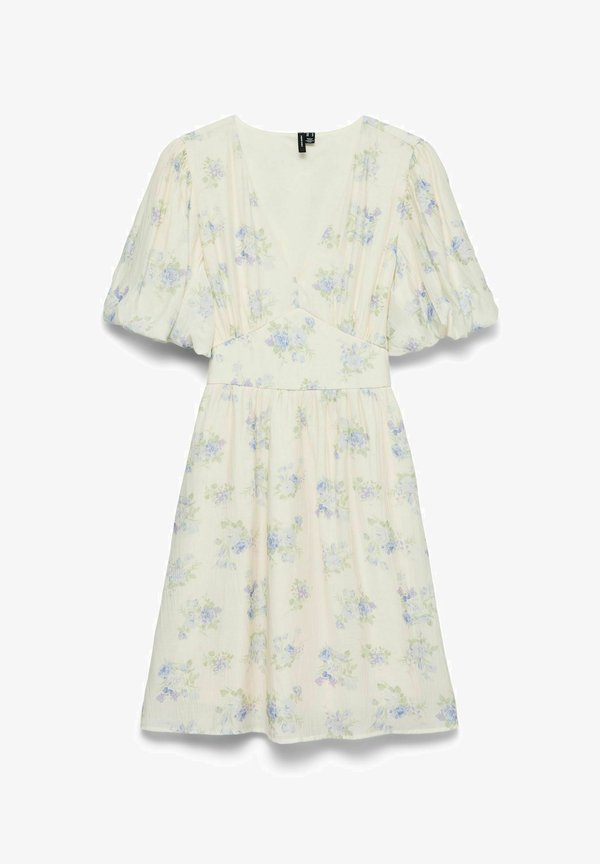 Vero Moda Curve BRAUTJUNGFERNKLEID VMCBELLA KURZES KLEID - Day dress - birch