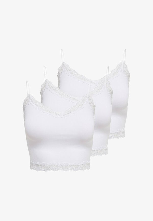 ONLY 3ER PACK - Top - weiß