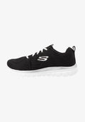 Skechers GRACEFUL WIDE FIT - Trainers - black/white