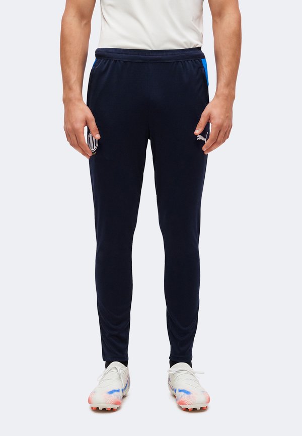 Puma OLYMPIQUE MARSEILLE TRAINING PANTS POCKETS - Club wear - deep navy/team royal