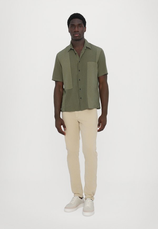 rag & bone DALTON PATCHWORK SHIRT