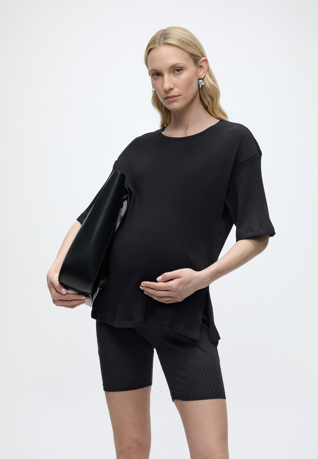 Even&Odd Maternity 2 PC SET CYCLING SHORTS & TEE MAMA