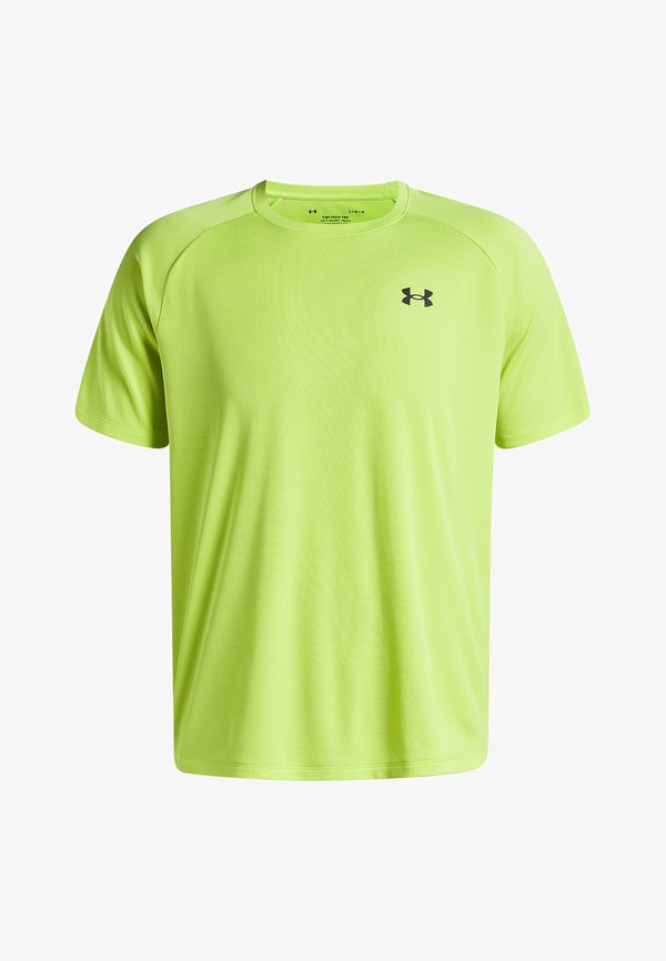 Under Armour TECH TEXTURED - Sports T-shirt - hyper green
