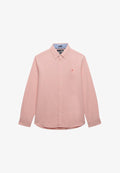 Superdry & Co PREPPY LONG SLEEVE  - Shirt - peach amber pink chambray
