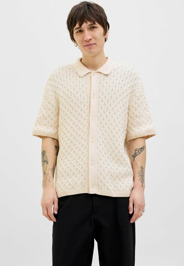 Jack & Jones Knitted Plain Knitted - Cardigan - sea salt