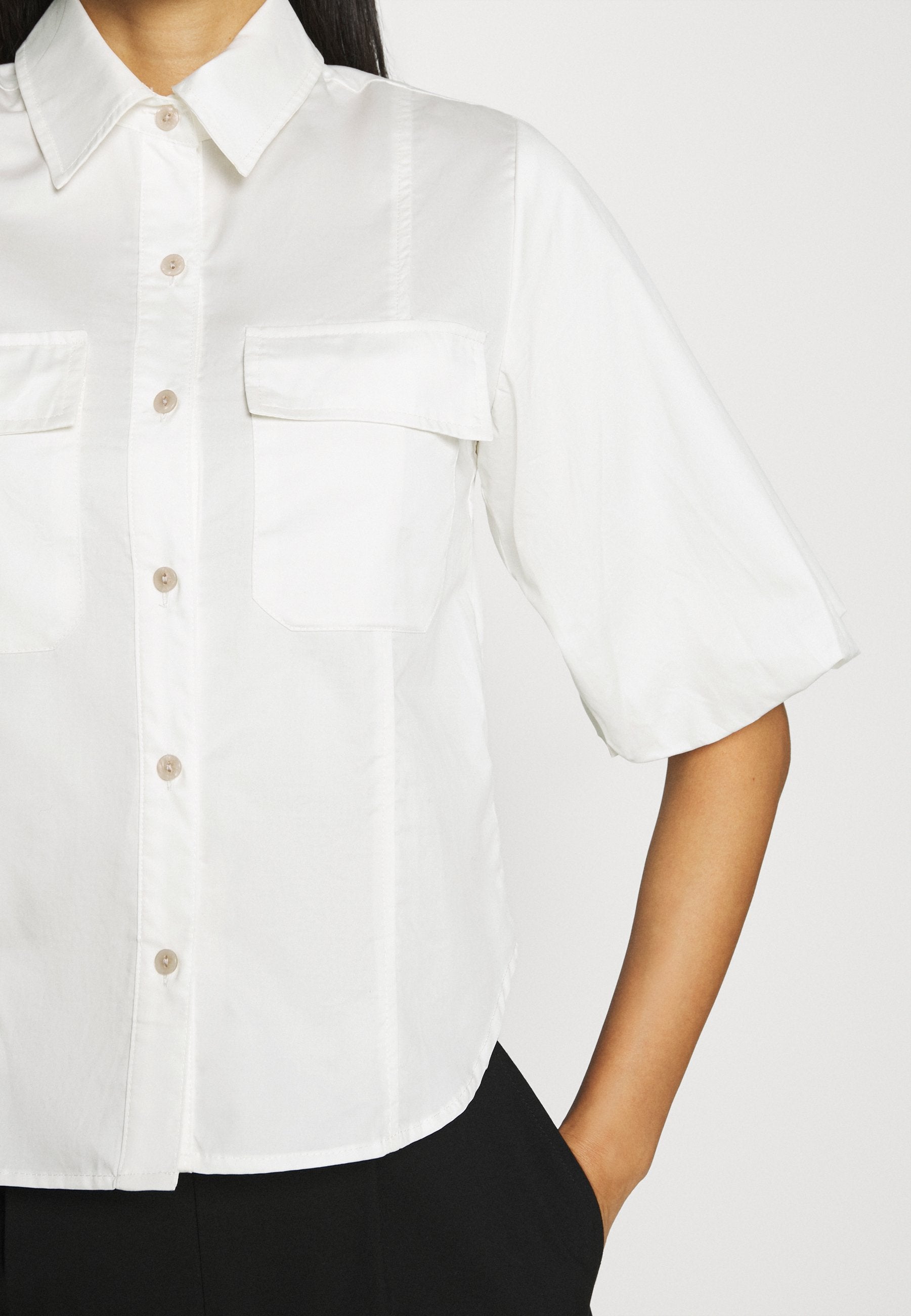 Who What Wear UTILITY PUFF SLEEVE