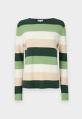 TOM TAILOR Jumper - green/beige