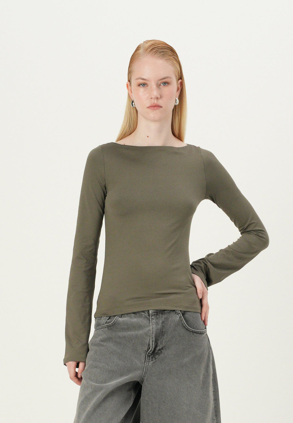 Weekday ANNIE BOATNECK LONG SLEEVE