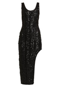Missguided PEACE + LOVE SCOOP BACK EMBELLISHED MIDI DRESS