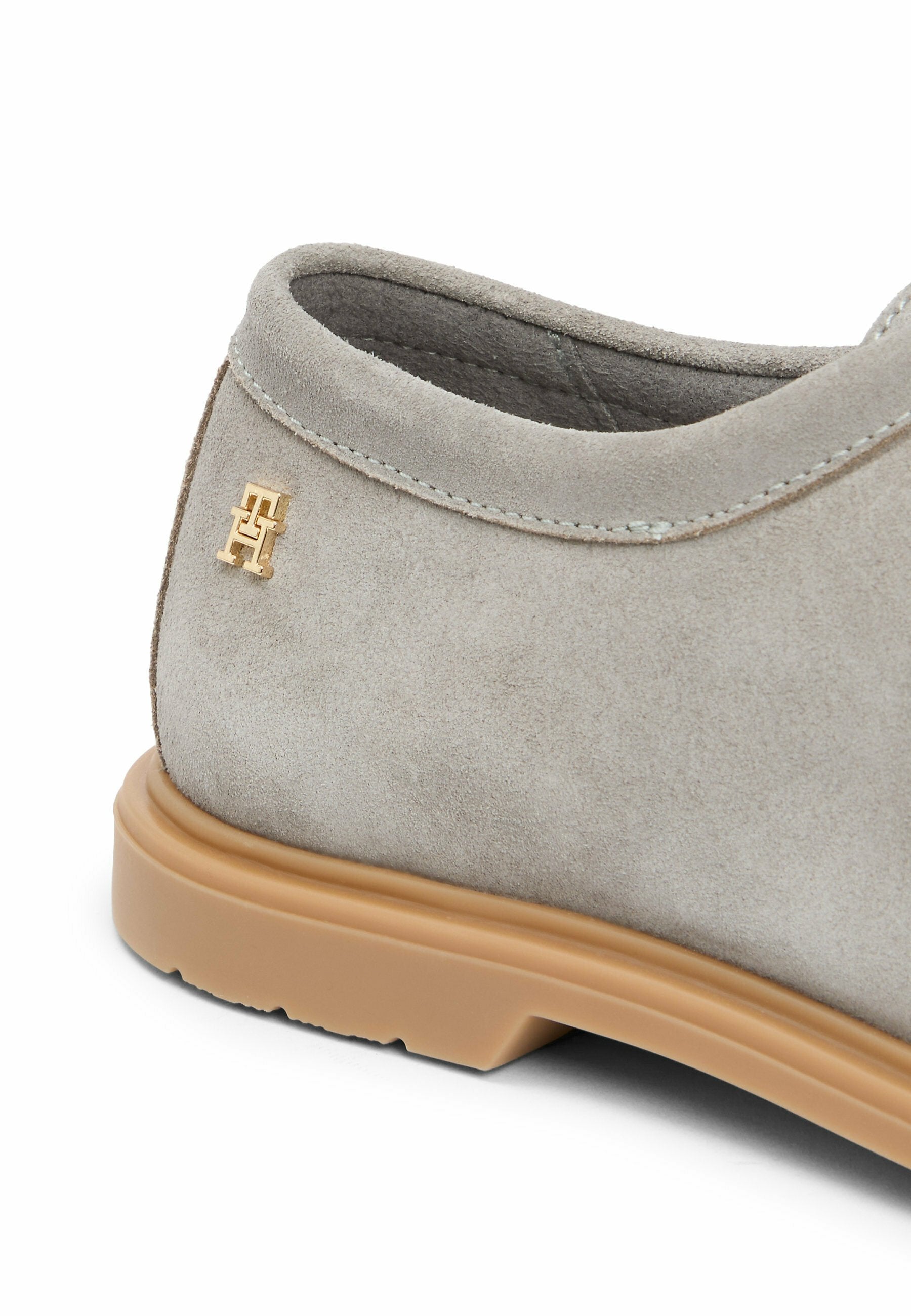 TH MONOGRAM SUEDE MOC TOE LOAFERS Media 6