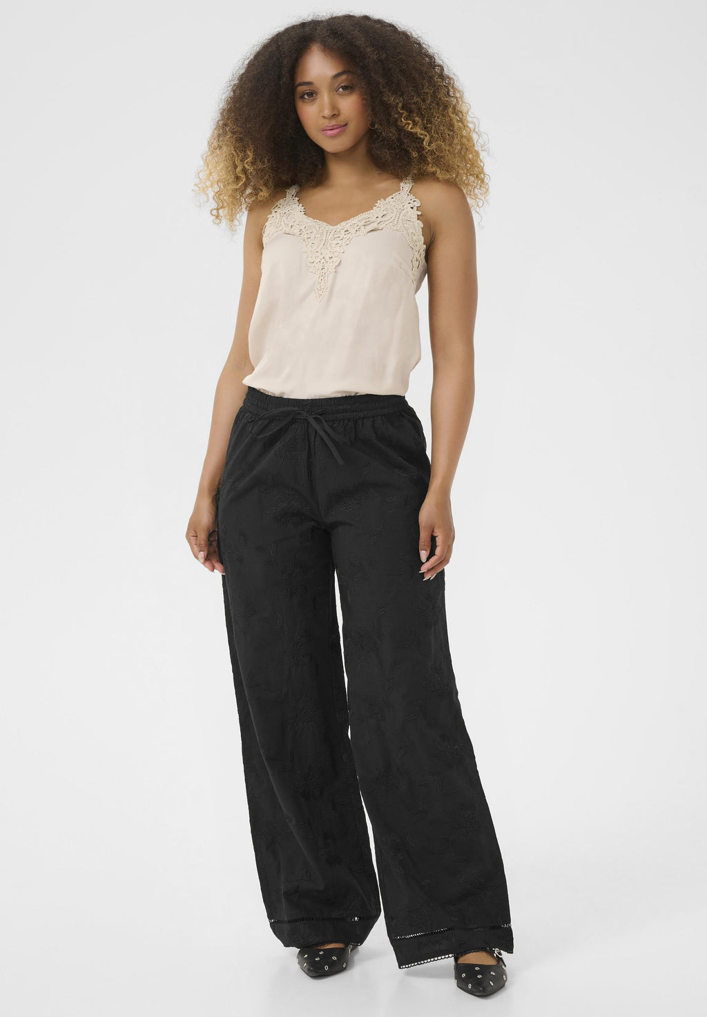 Cream CRANAIS Trousers