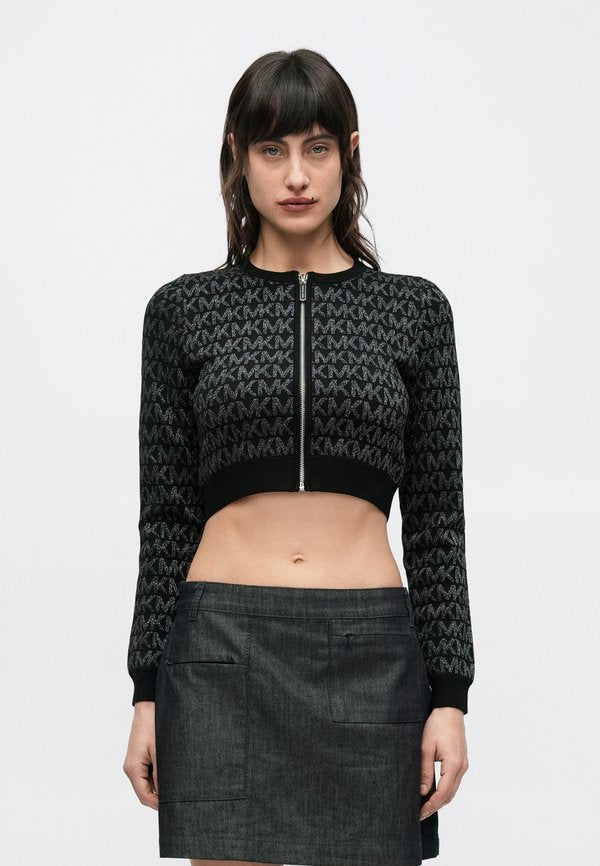 MICHAEL Michael Kors METALLIC ZIP