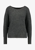 ONLY ONLDANIELLA - Jumper - dark grey melange