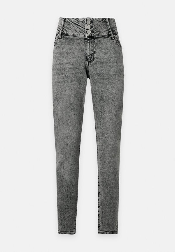 Vero Moda Curve VMCMARI  - Slim fit jeans - grey denim