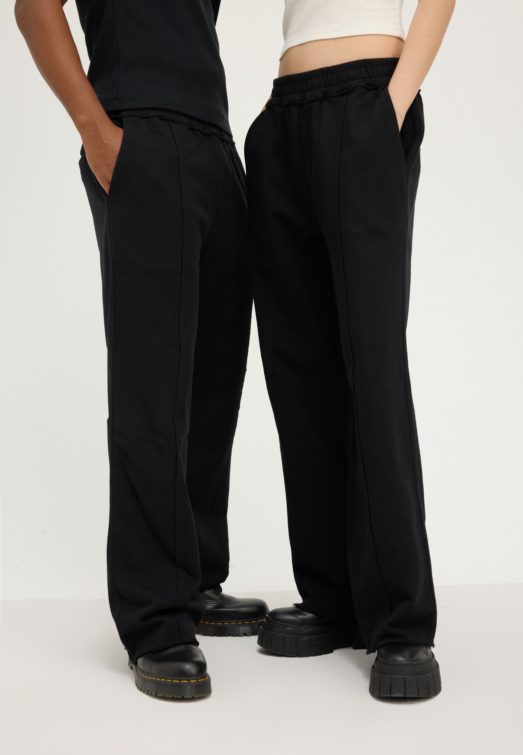 YOURTURN WIDE LEG JOGGING TROUSERS