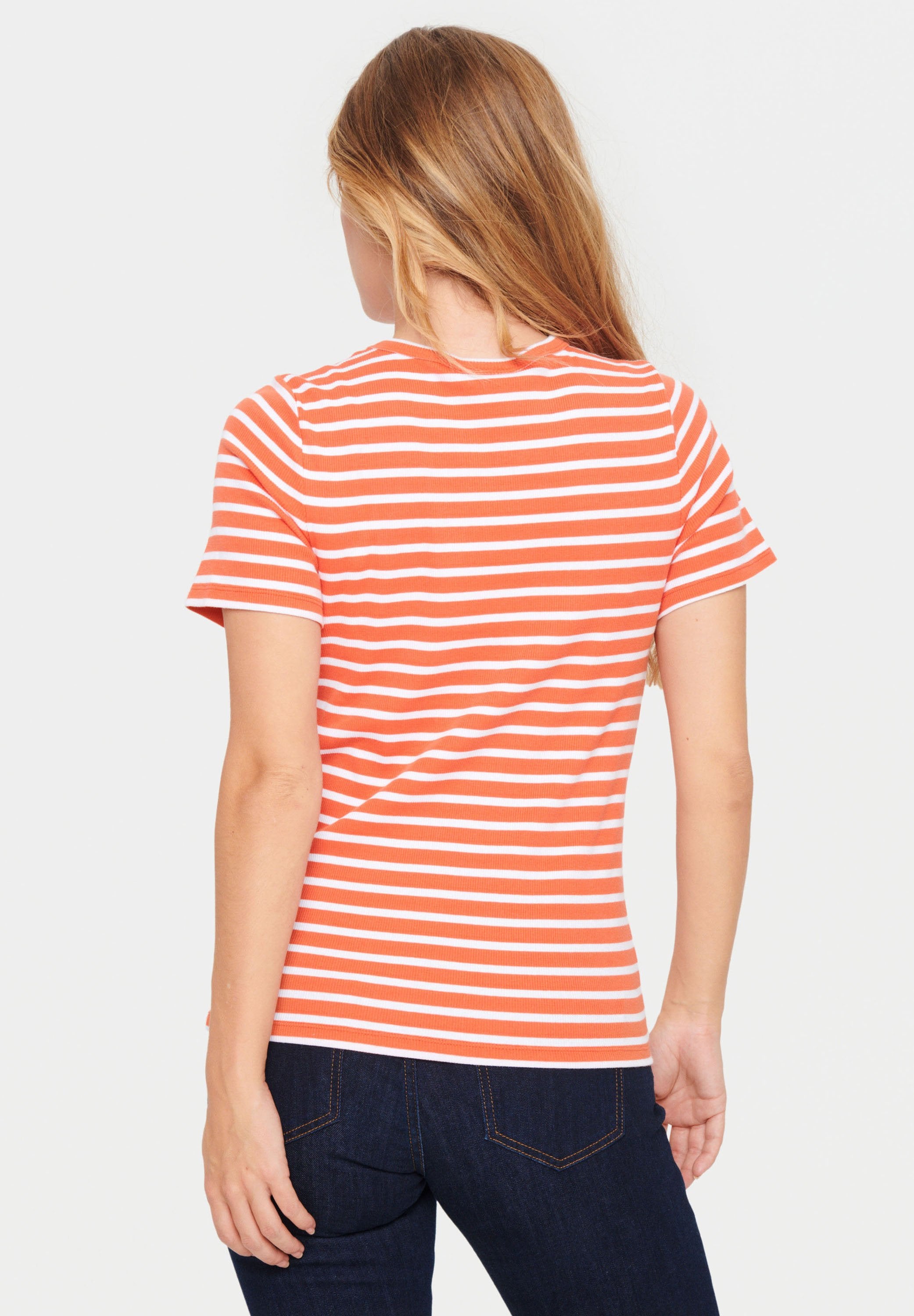 Saint Tropez ASTERSZ SHORT SLEEVE STRIPE