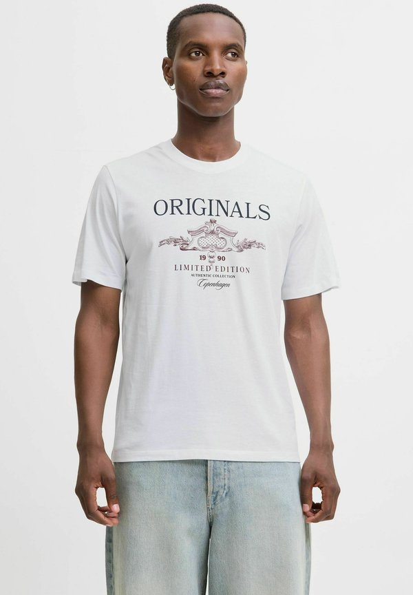 Jack & Jones Printed - Print T-shirt - bright white