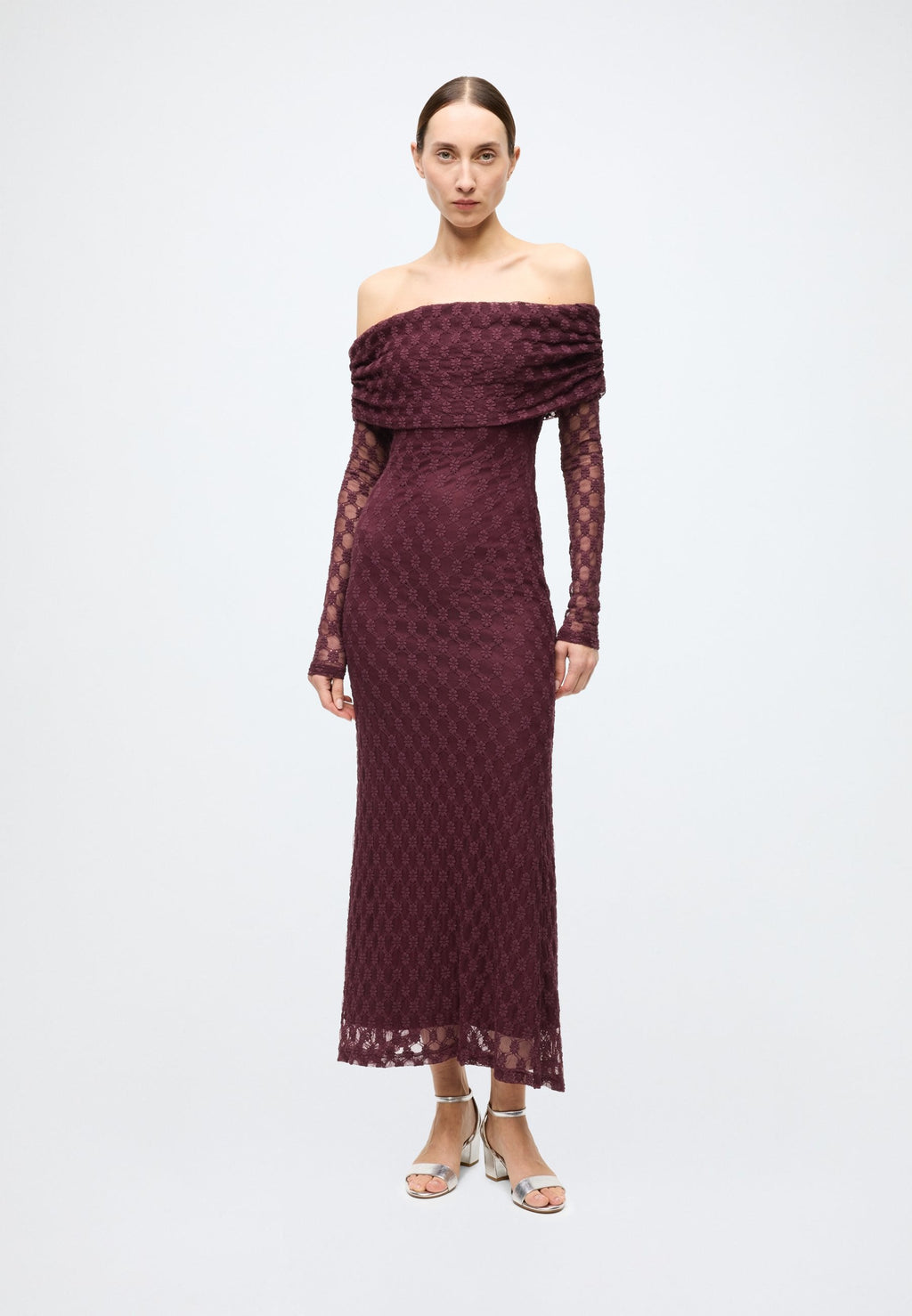 Bardot ADONI OFF SHOULDER MAXI DRESS