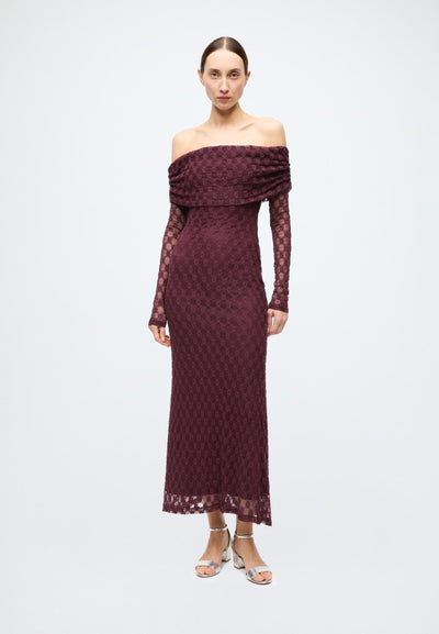 Bardot ADONI OFF SHOULDER MAXI DRESS