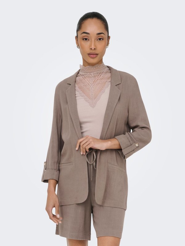 ONLY ONLSIESTA Linen - Blazer - walnut
