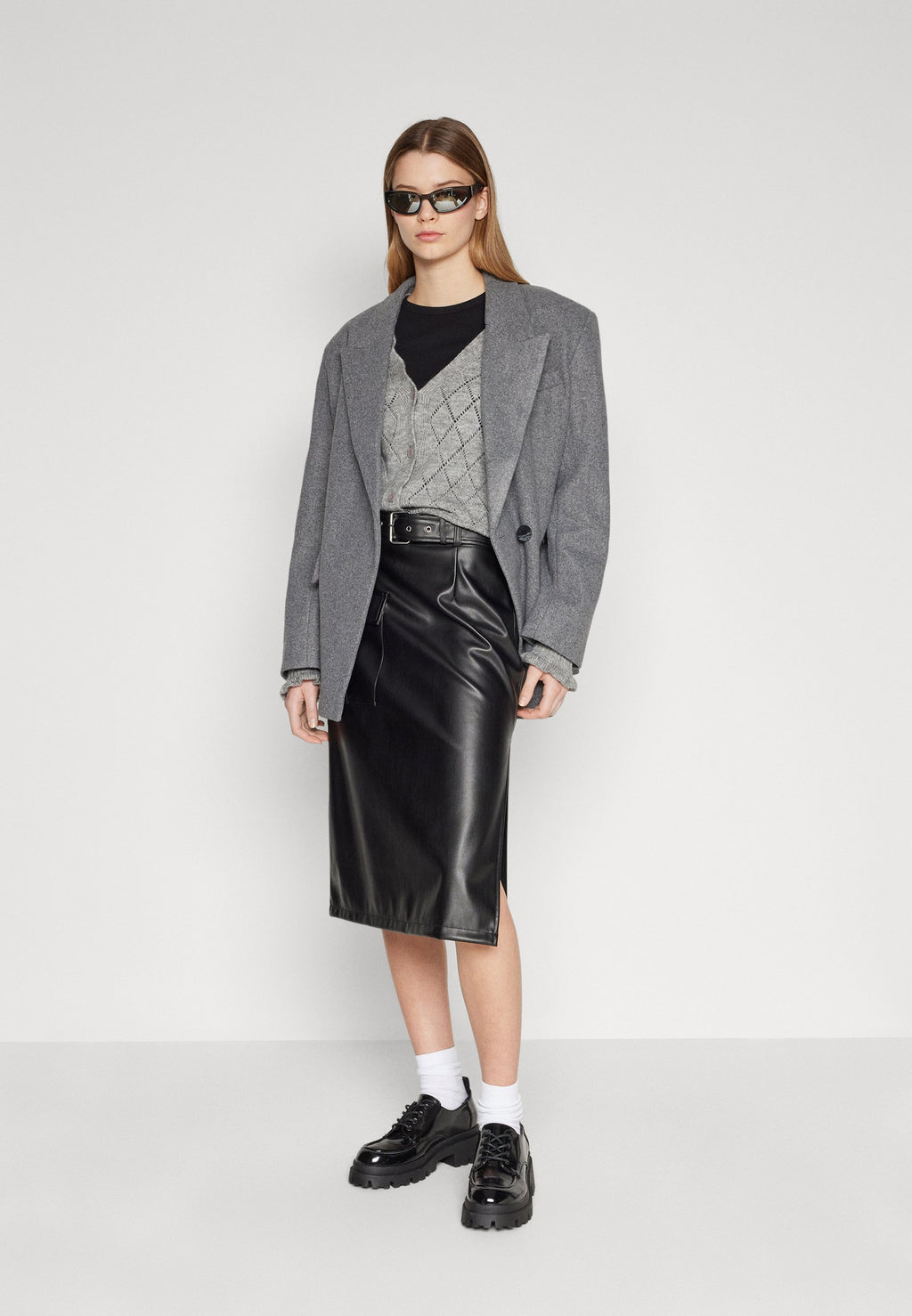Noisy May PAULA MIDI CARGO SKIRT SLIT