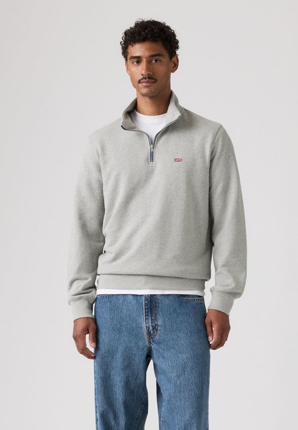 Levi's® ORIGINAL ZIP - Sweatshirt - mid tone grey heather