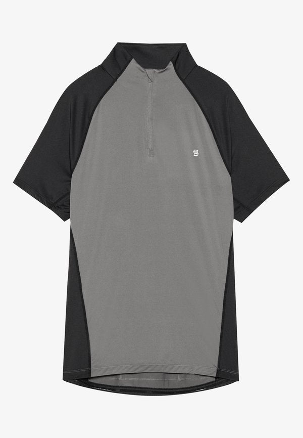 Pier One Sport by Zalando SHORT SLEEVE CYCLING JERSEY WITH 1/4 ZIP AND BACK POCKET