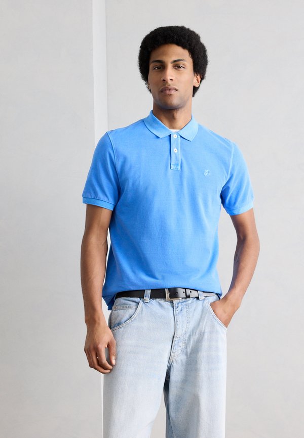 Marc O'Polo SHORT SLEEVE SLITS AT HEM EMBROIDERY