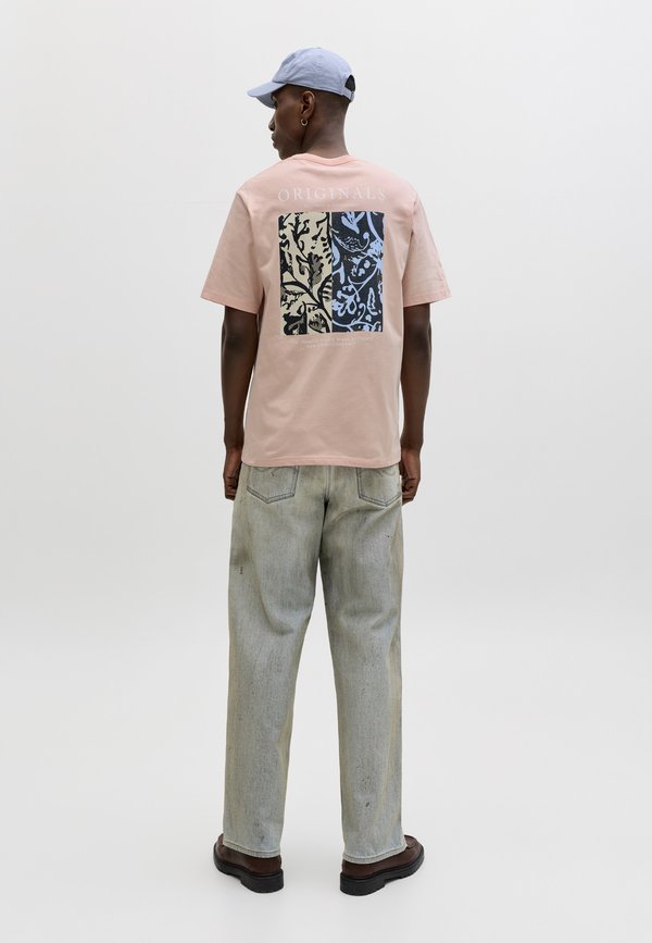 Jack & Jones T- - Print T-shirt - peach melba