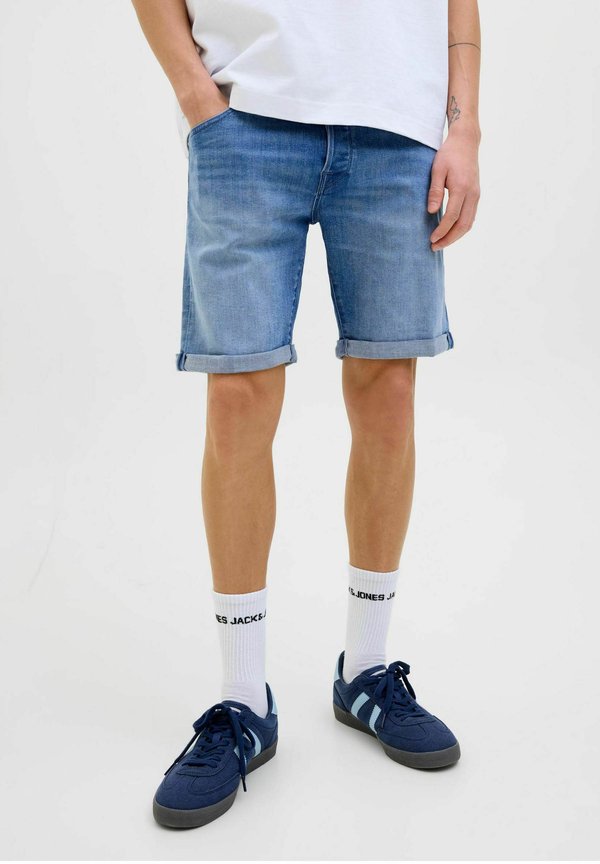 Jack & Jones Denim Regular Fit - Denim shorts - blue denim