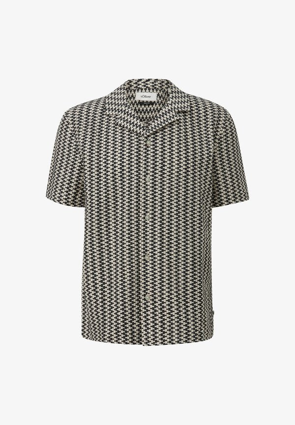 s.Oliver HEMD - Shirt - schwarz