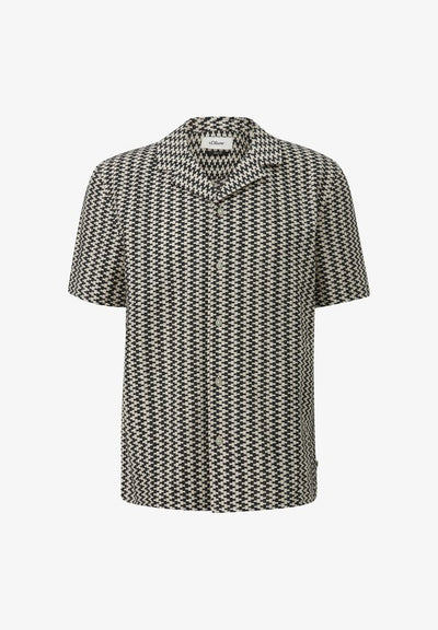 s.Oliver HEMD - Shirt - schwarz