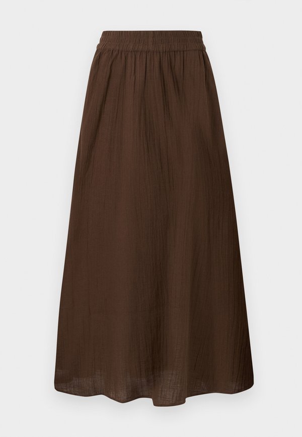 ONLY A-line ONLTIZANA A-line Long - Maxi skirt - chocolate martini