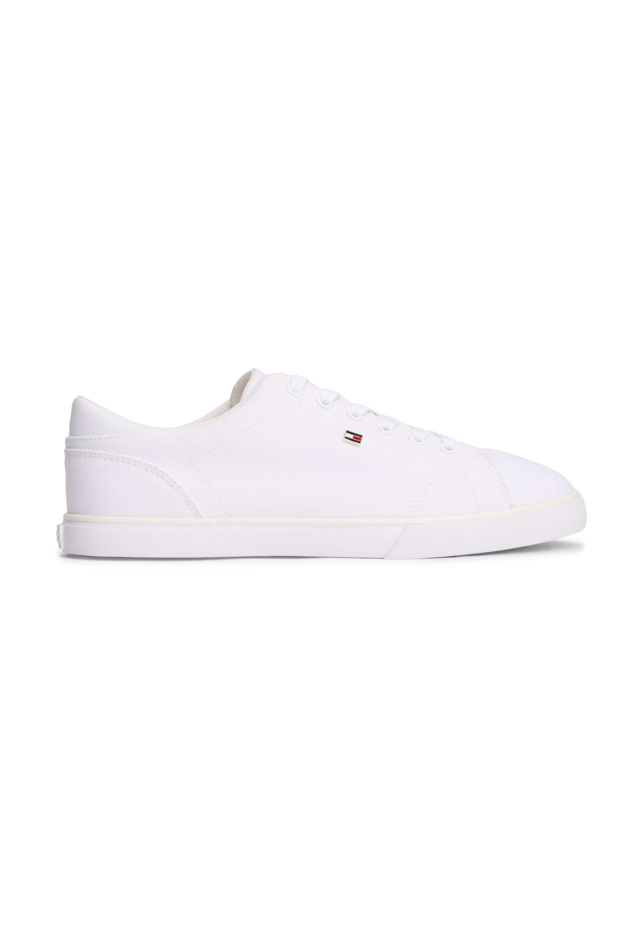 LOW PROFILE CANVAS LACE-UP TRAINERS Media 5
