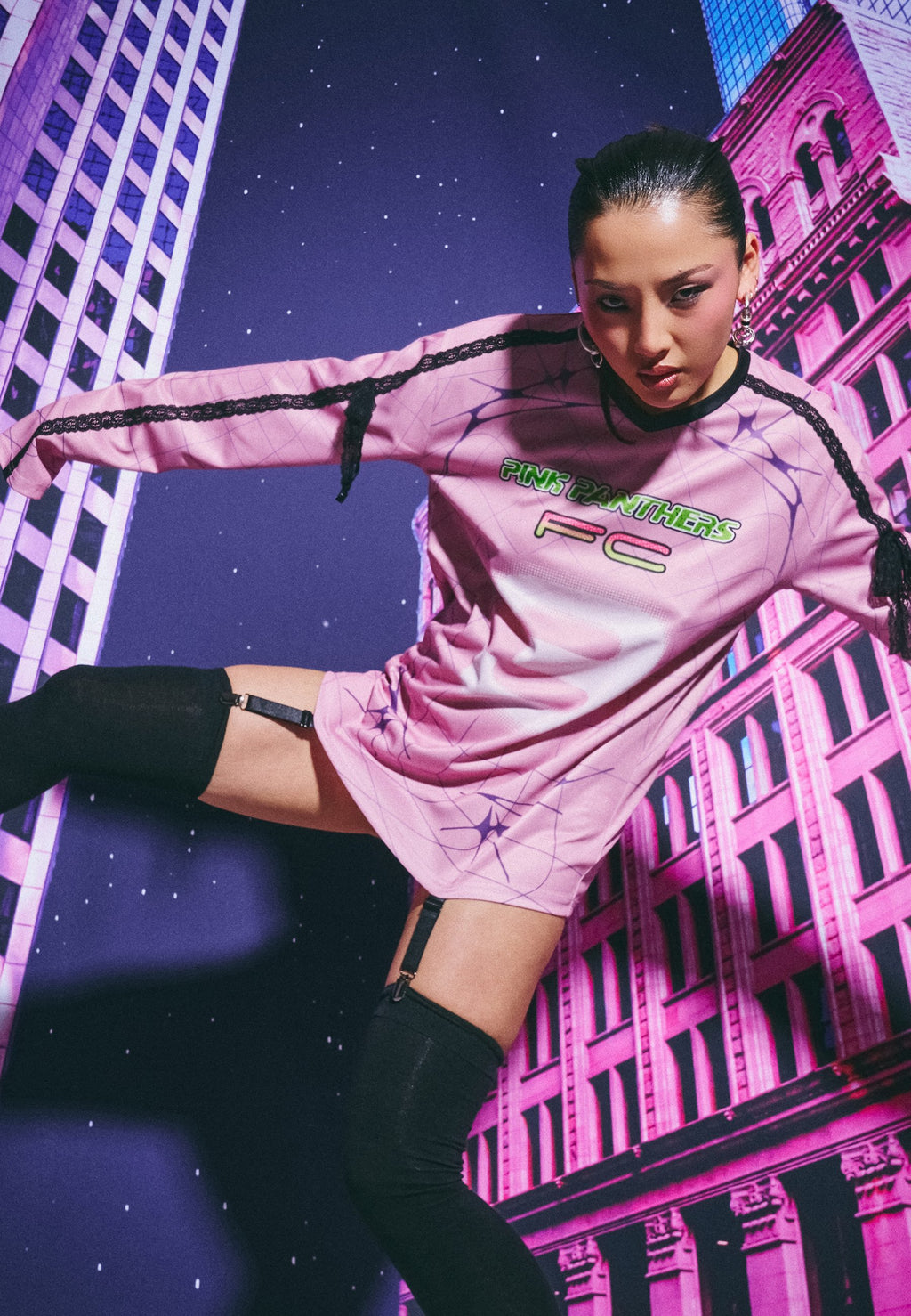 Koi Footwear PINK PANTHERS OVERSIZED DRESS