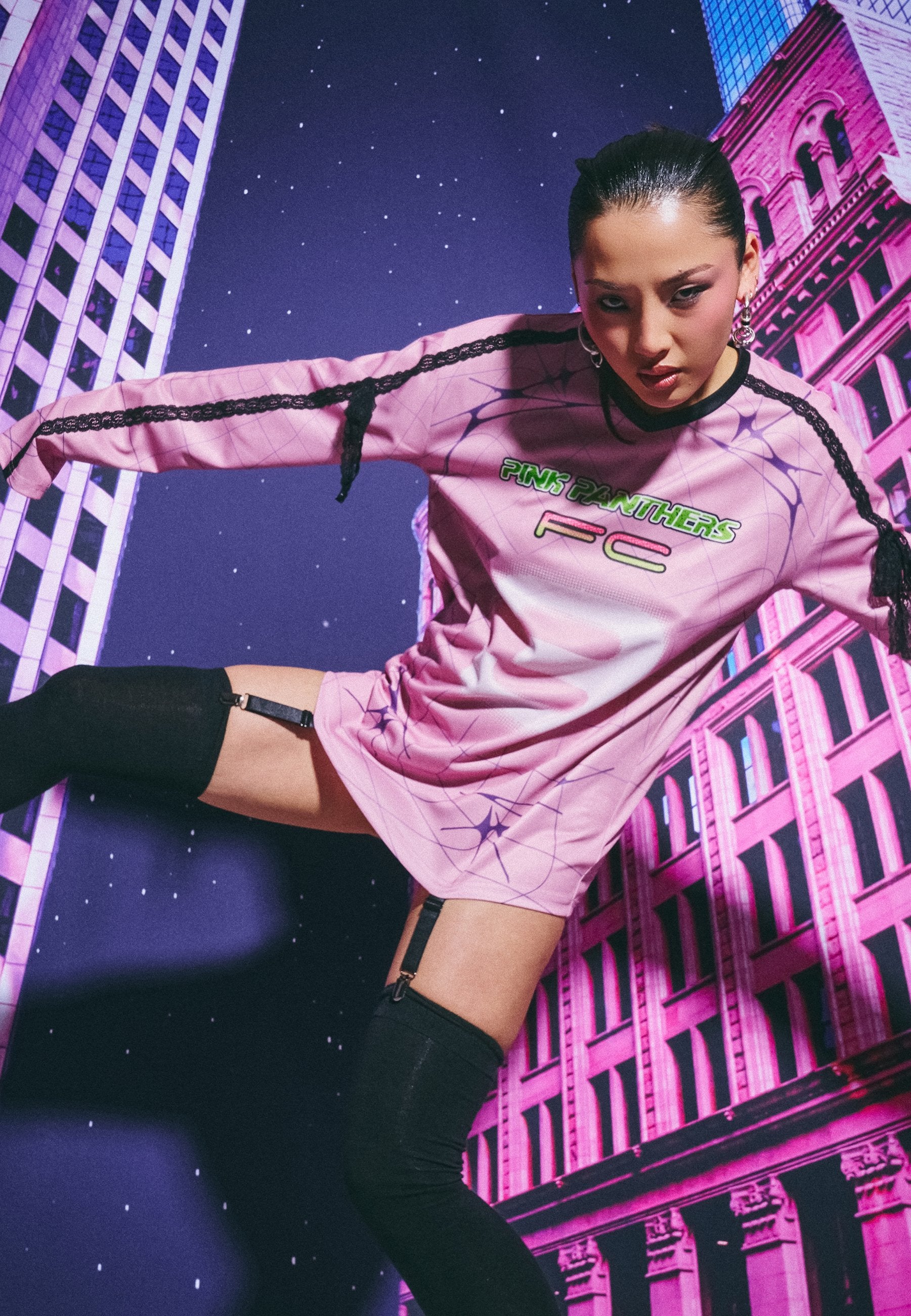 Koi Footwear PINK PANTHERS OVERSIZED DRESS