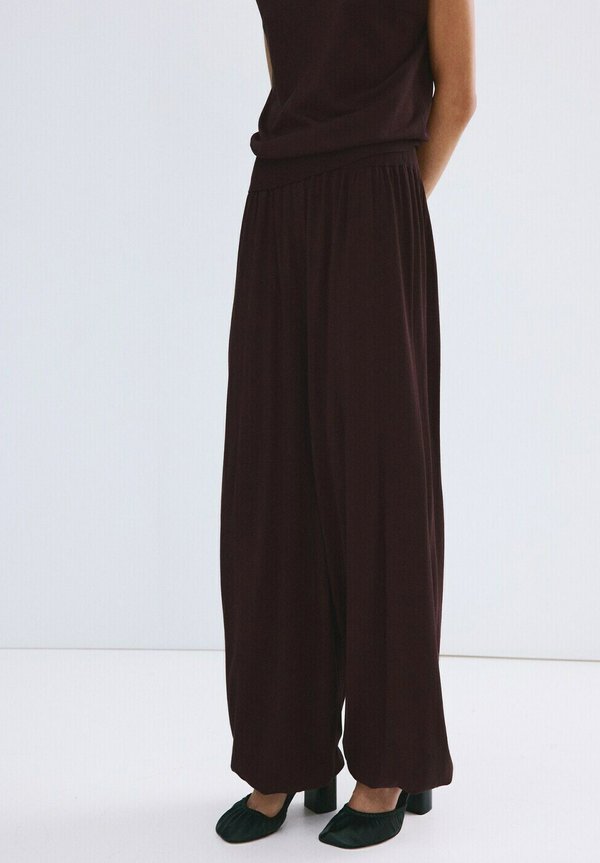 Mango Trousers - bordeaux