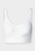 Under Armour INFINITY 2.0 MID - Medium support sports bra - white