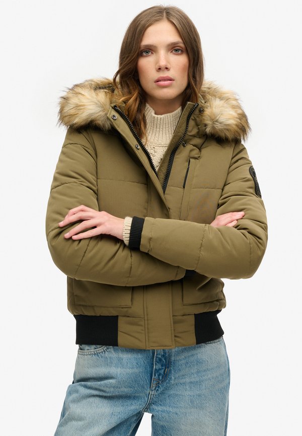 Superdry & Co EVEREST PUFFER - Winter jacket - military olive