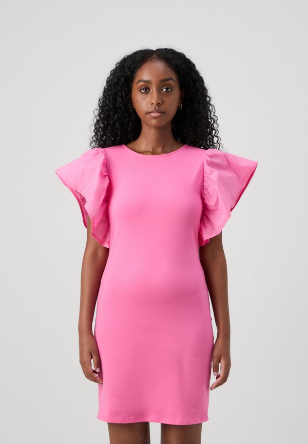 Vero Moda Petite VMOLGA FLARED SLEEVE SHORT DRESS