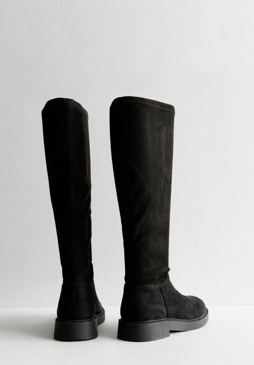 New Look Wide Fit WIDE FIT ZIPPED KNEE HIGH