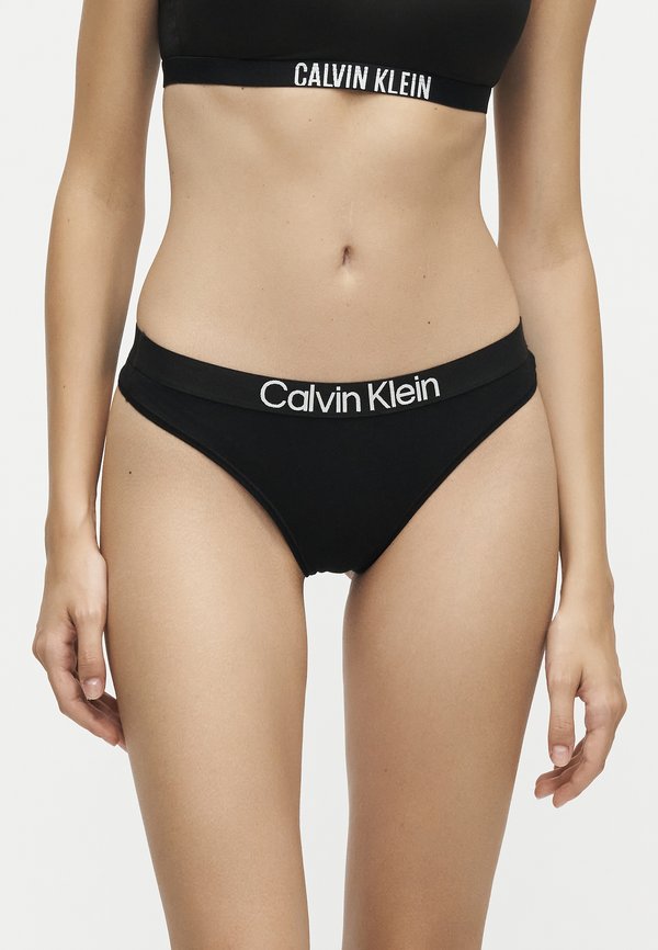 Calvin Klein Underwear EXTRA SOFT 5 PACK - Thong - black/poseidon blue/grey heather