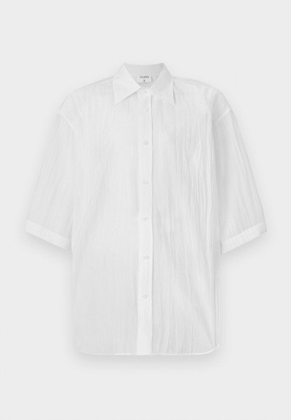 Filippa K SHORT SLEEVE CRINKLE SHIRT
