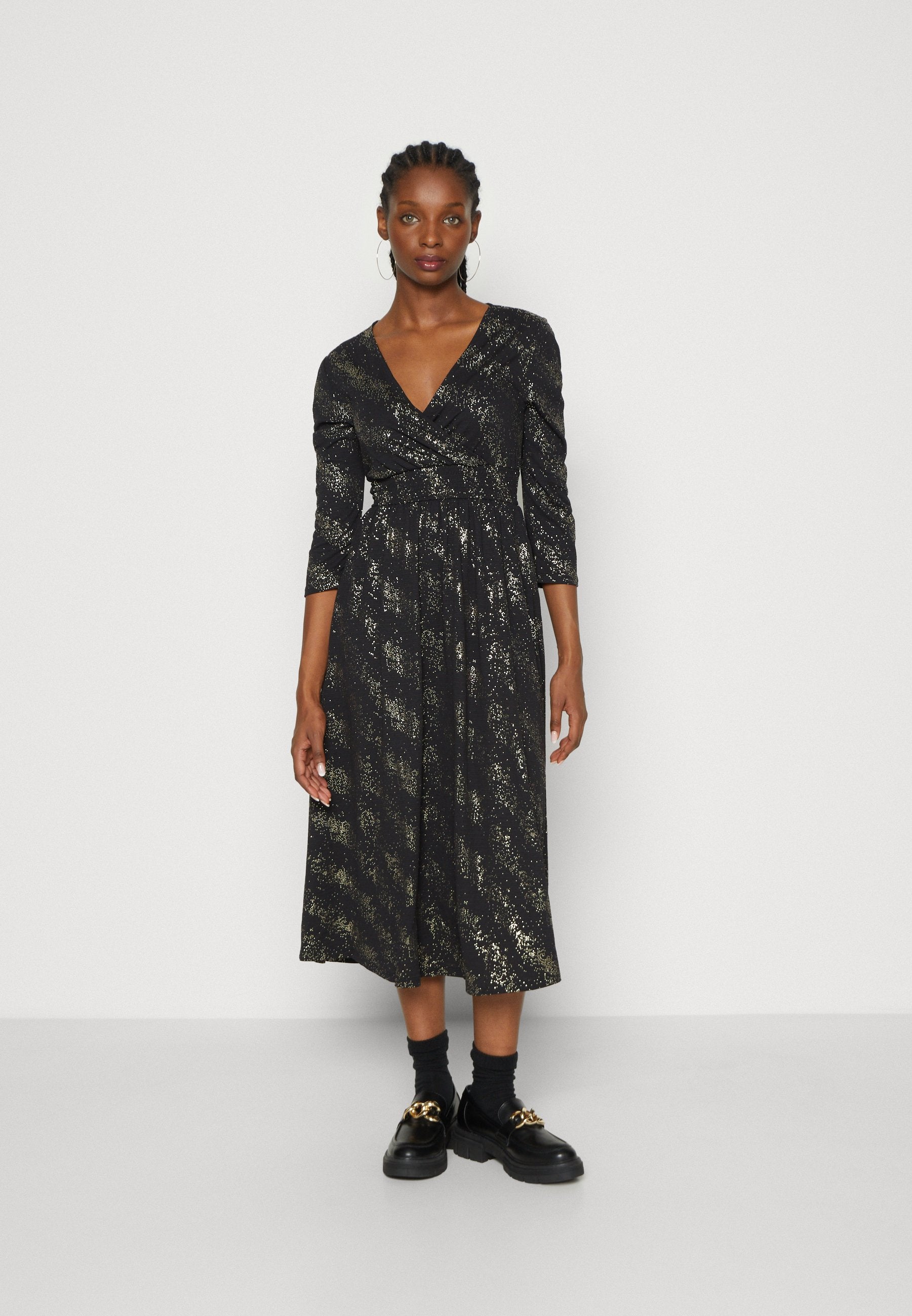ONLNEW PELLA FOIL WRAP DRESS Media 3