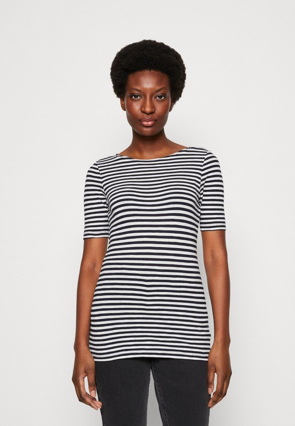 Marc O'Polo SHORT SLEEVE BOAT NECK STRIPED