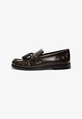 Tommy Hilfiger TH LOAFER TASSEL ABRASIVATO - Slip-ons - charred wood