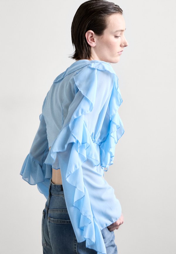 VACLAV RUFFLE BLOUSE