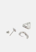 Wild For The Weekend FIXTURE TRIANGLE EARRING SET