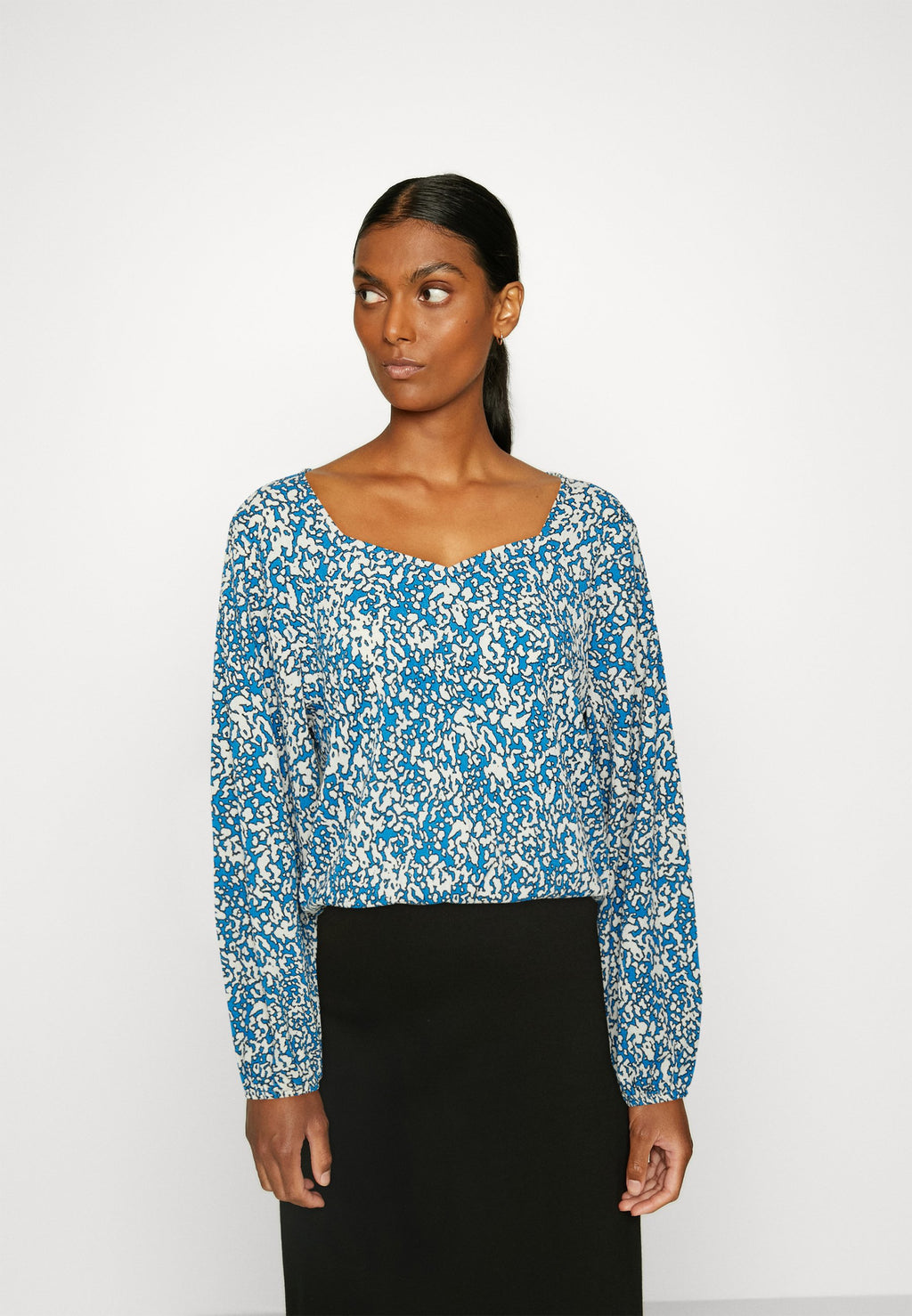 TOM TAILOR DENIM PINTED BLOUSE