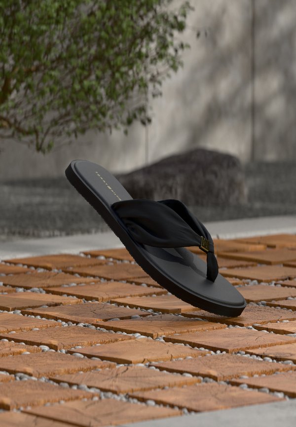 Tommy Hilfiger TH SCANDI SOFT SUMMER SANDAL - T-bar sandals - black